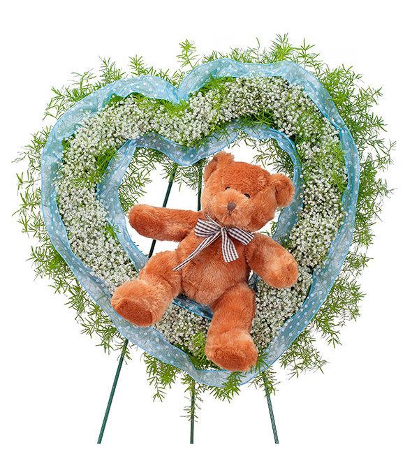 Tiny Angels Wreath in Blue DW