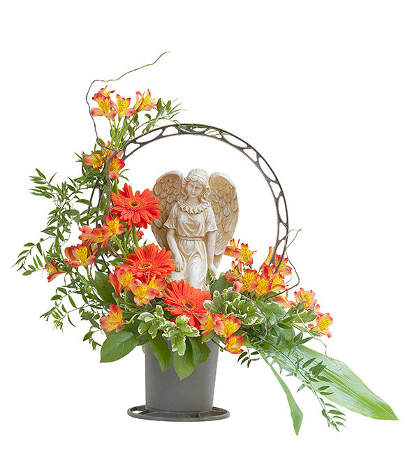 Heaven's Sunset Angel Basket DW