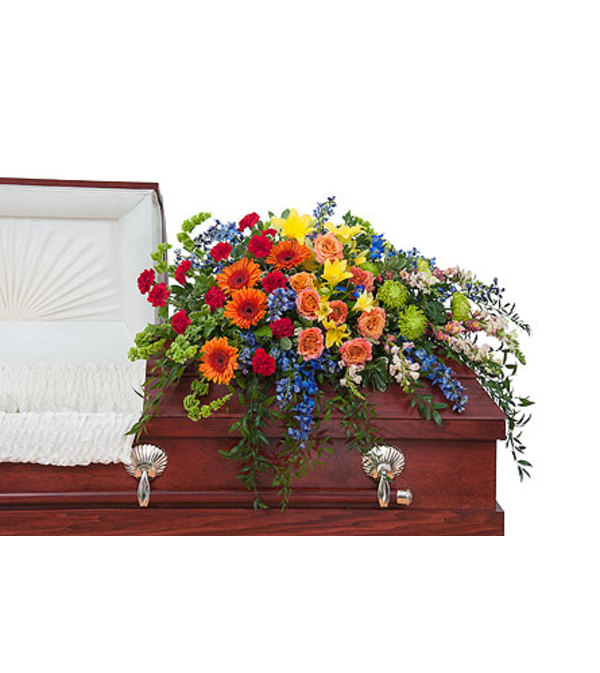 Teleflora - Treasured Celebration Casket Spray