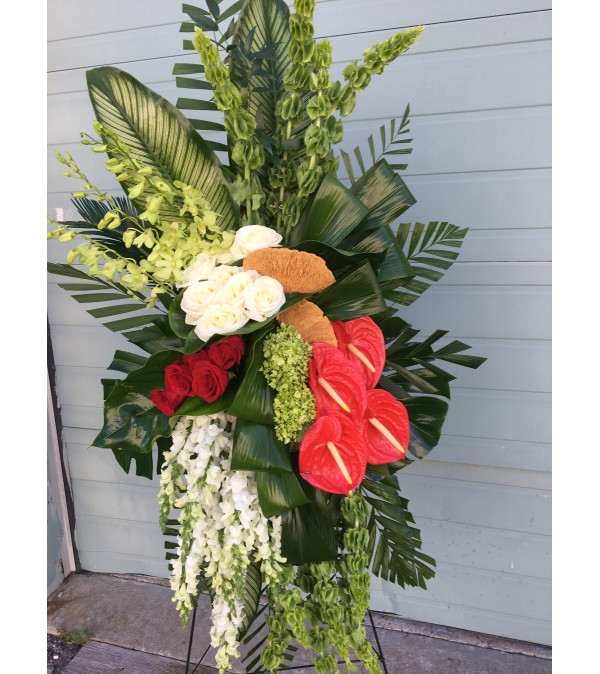 Modern Tropical Standing Spray