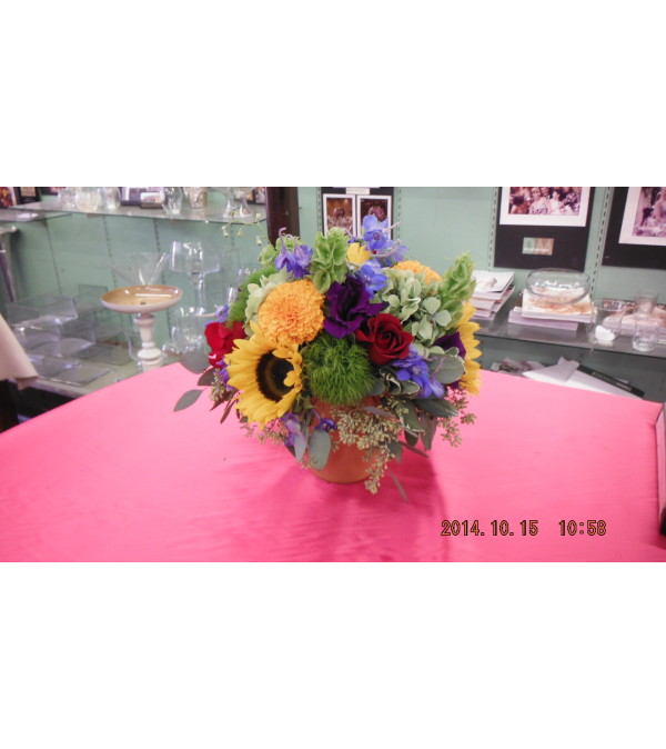 summer floral arrangement