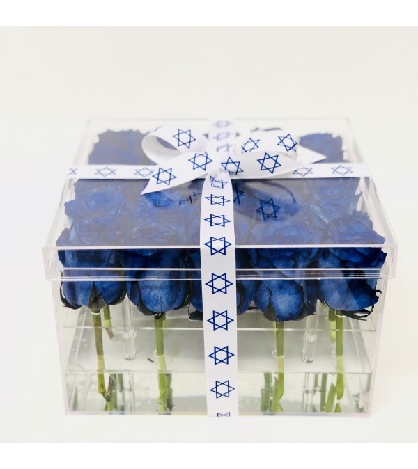 Acrylic Box square for 25 Roses