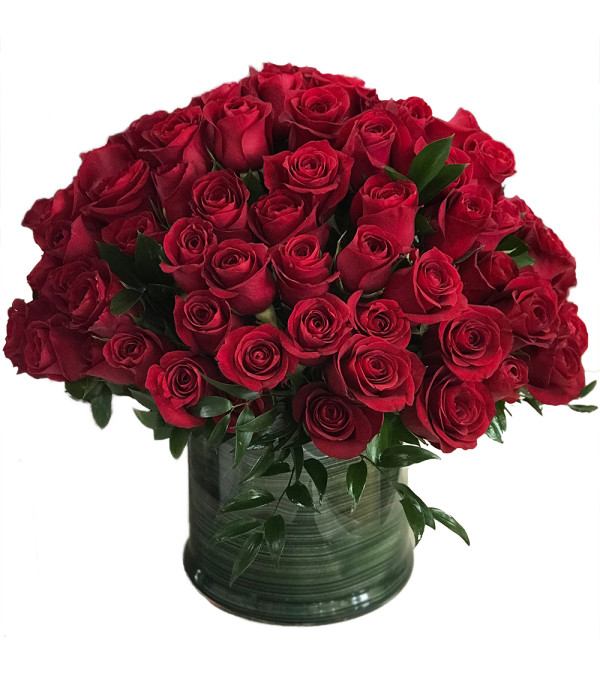 100 Long Stem Red Roses