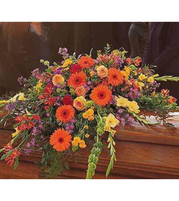 Mixed Sentiment Casket Spray