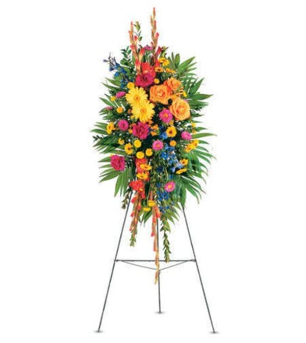 Celebration of Life Standing Spray Easel