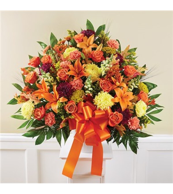 Mixed Basket In Fall Colors