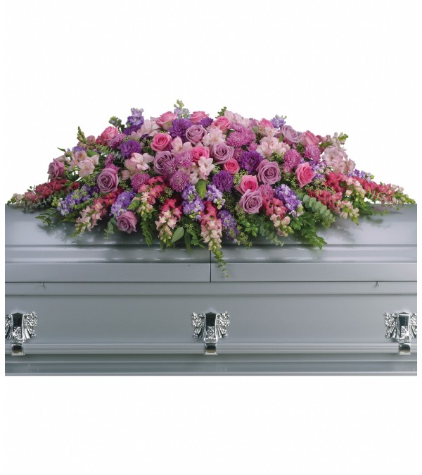 Lavenders Tribute Casket Spray