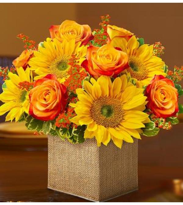 Sunflower Burlap