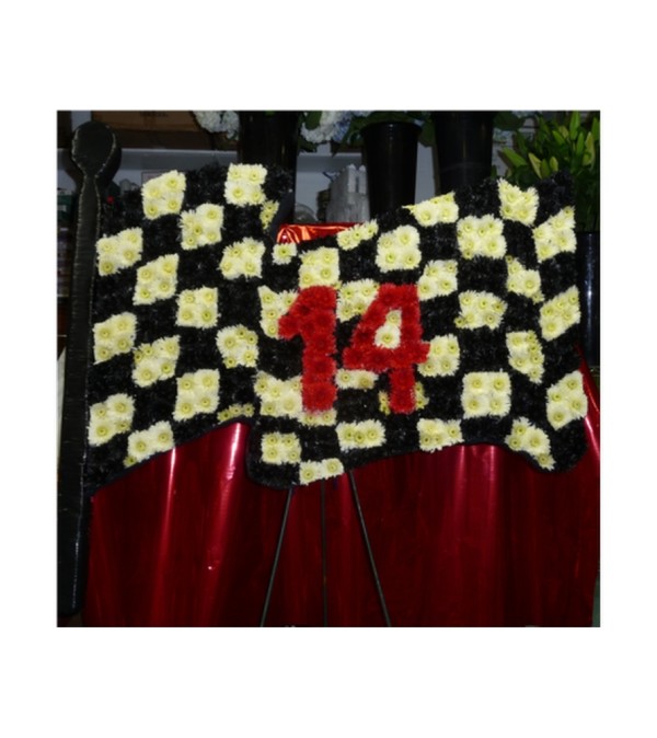 CUSTOM RACING CHECKERED FLAG