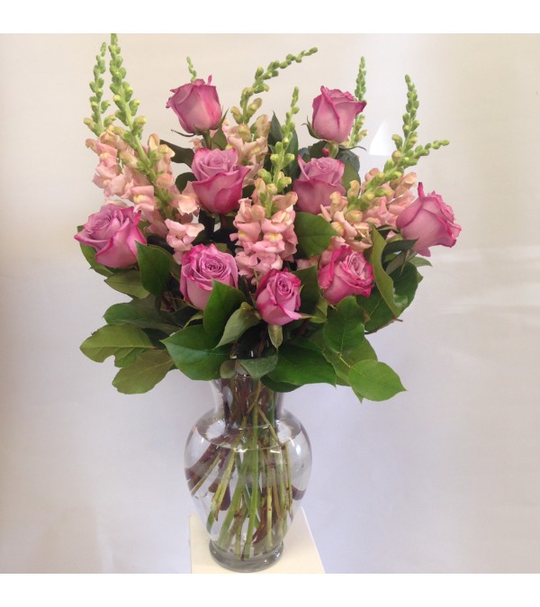 Soothing pinks and lavender