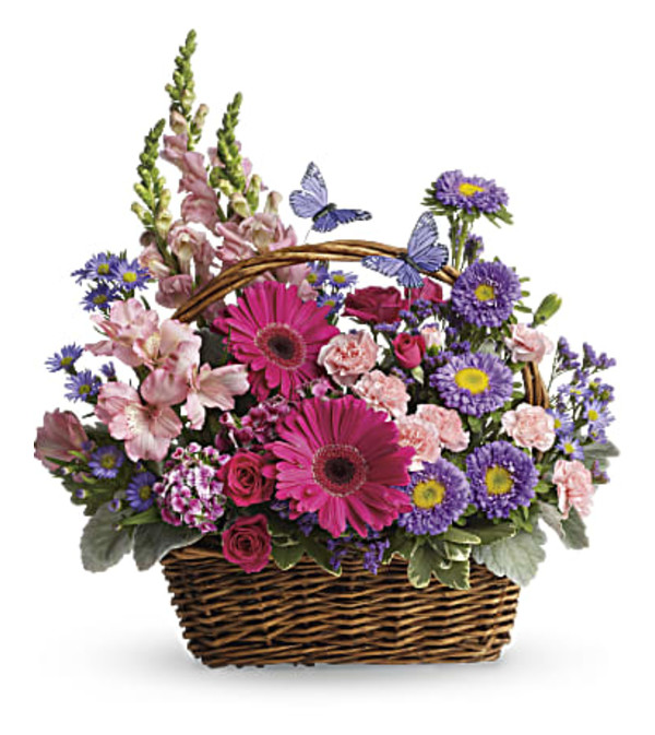 Country Basket Blooms T48-3