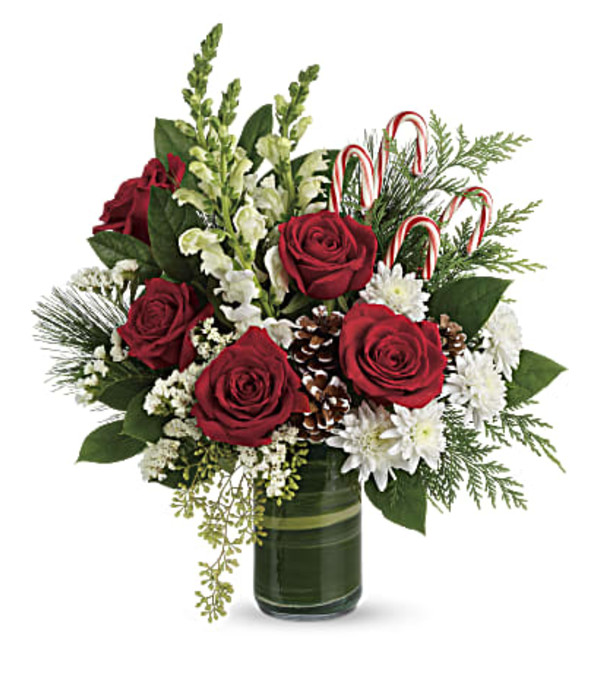 Festive Pines Bouquet T14-4