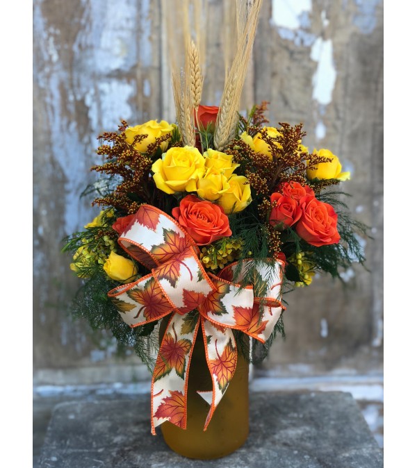 Festive Fall Spray Roses