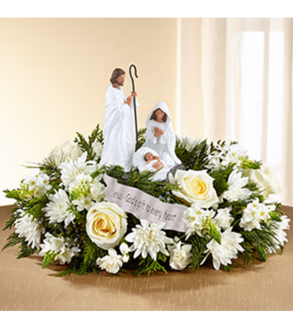 FTD's Gods Gift of Love Centrepiece