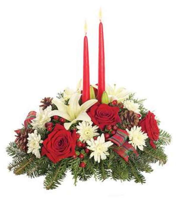 Holly Jolly Christmas Centerpiece