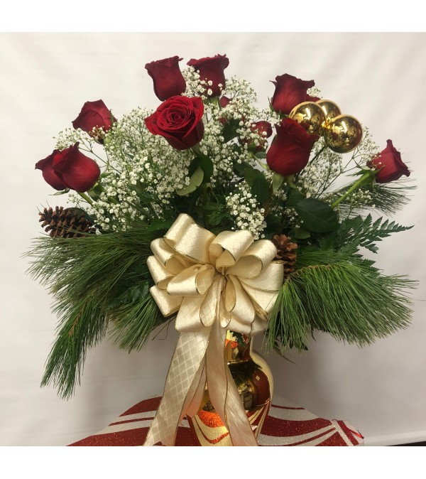 CHRISTMAS DOZEN ROSES