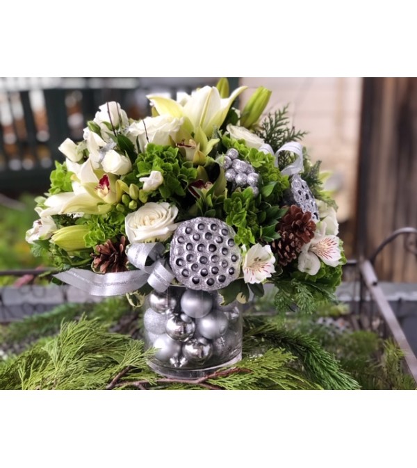 Silver and White Beauty