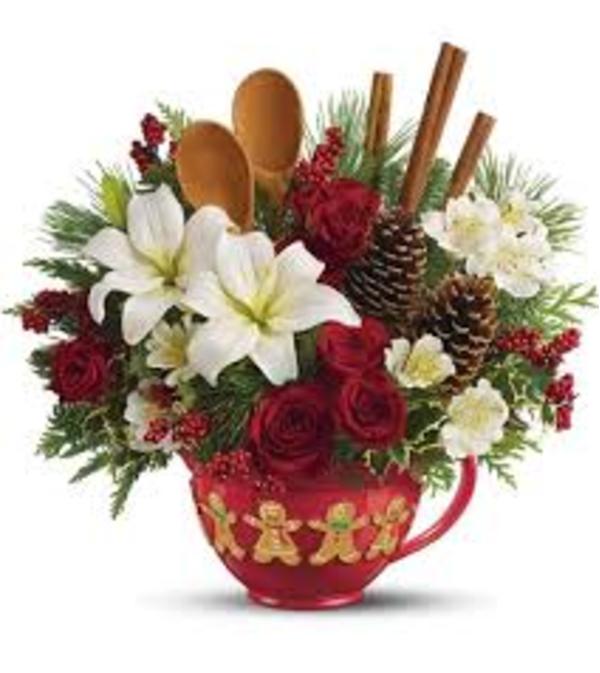 Gingerbread mixing bowl