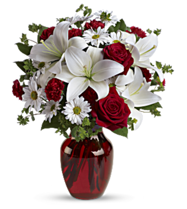B My Love bouquet w Red Roses