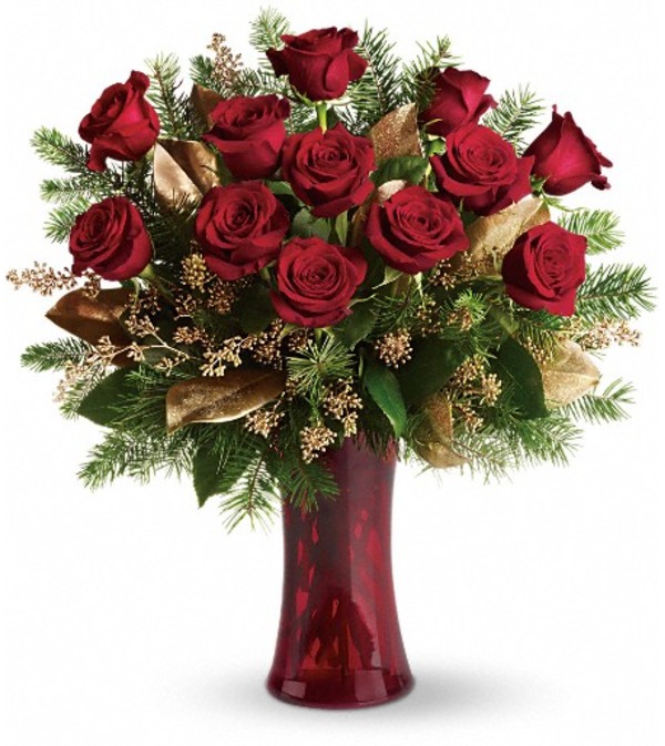 festive roses