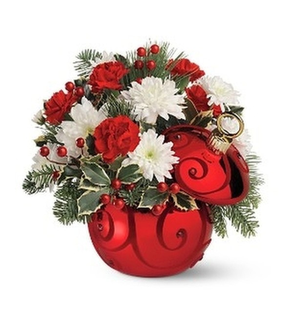HOLLY JOLLY ORNAMENT
