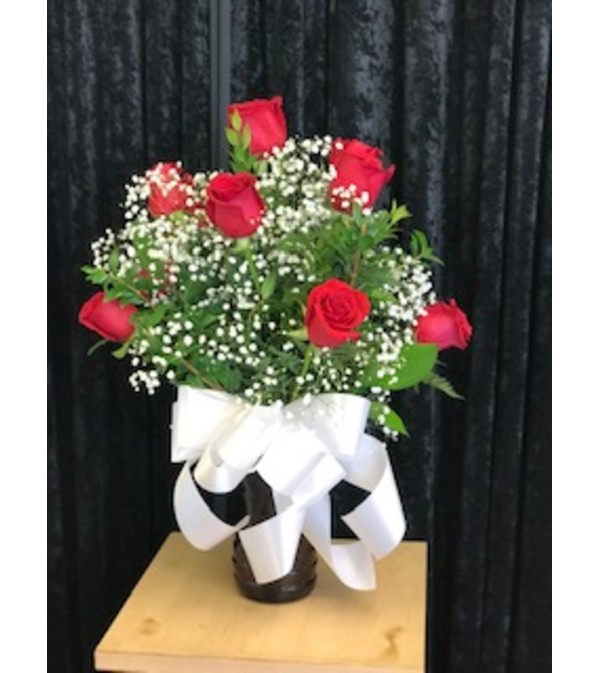 Sweet 12 red roses