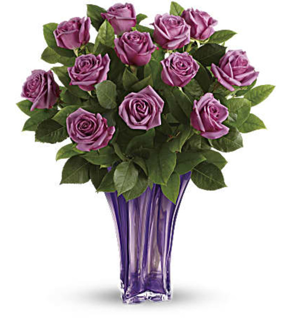 Lavender Splendor Bouquet One Dozen