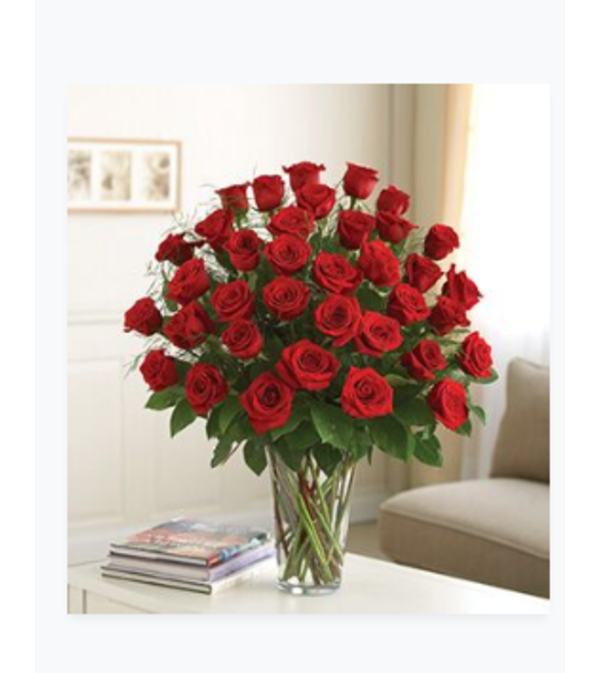 Flowerama 3 Dozen Rose Vase