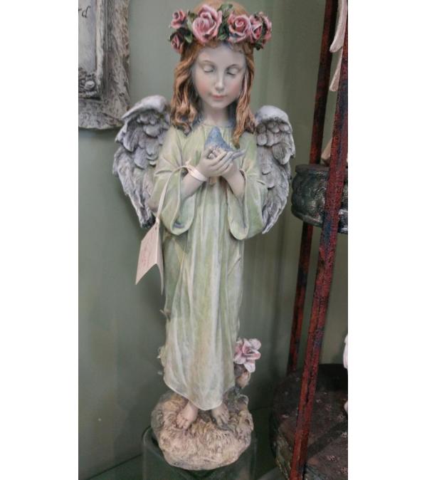 Angel with Floral Halo