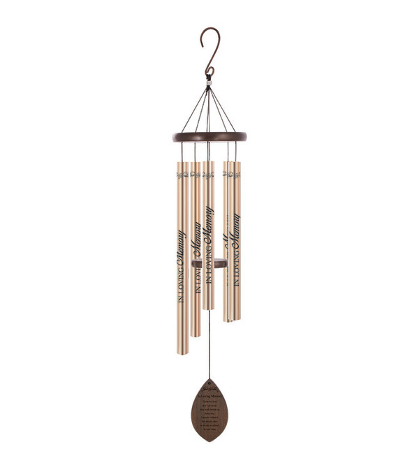 38" Wood Comfort Windchime - In Loving Memory