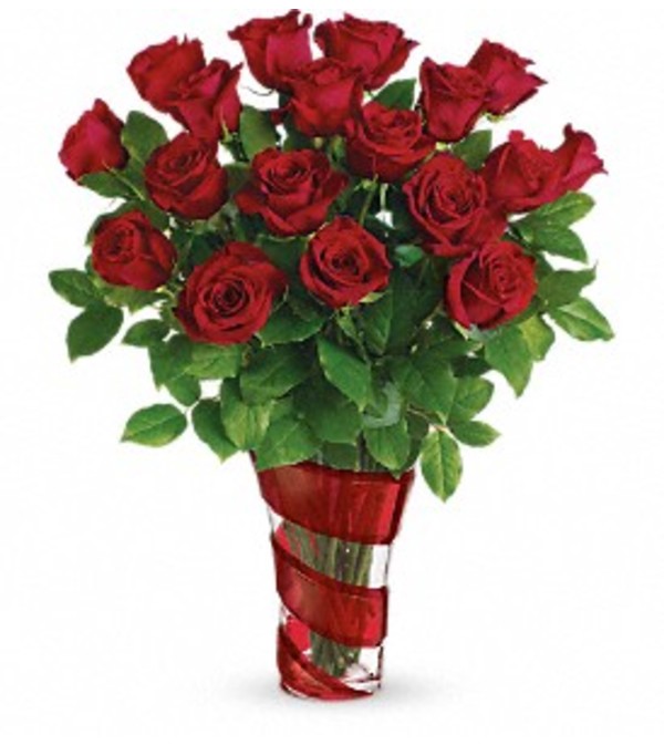 Teleflora Dancing In Roses Bouquet