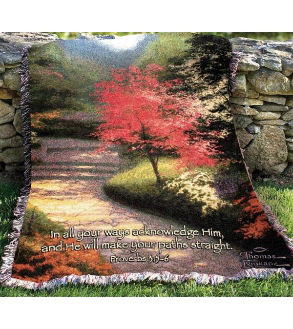 Tapestry Throw - Afternoon Light Dogwood