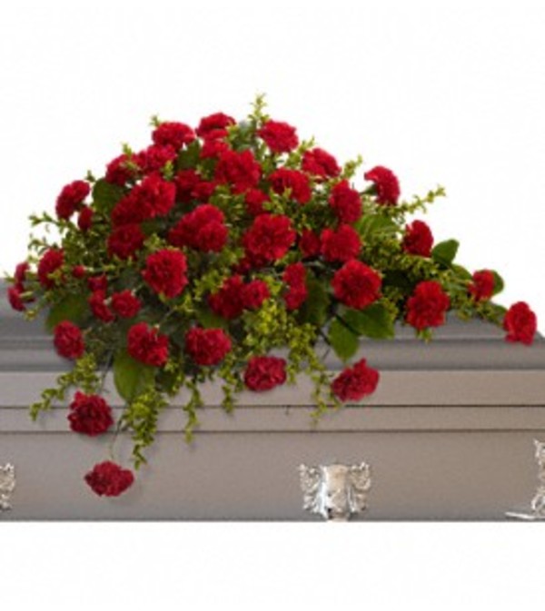 Ellington's Adoration Casket Spray
