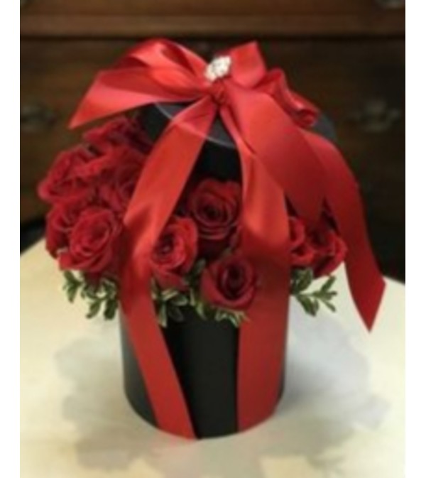 Secret Rose Garden Hatbox
