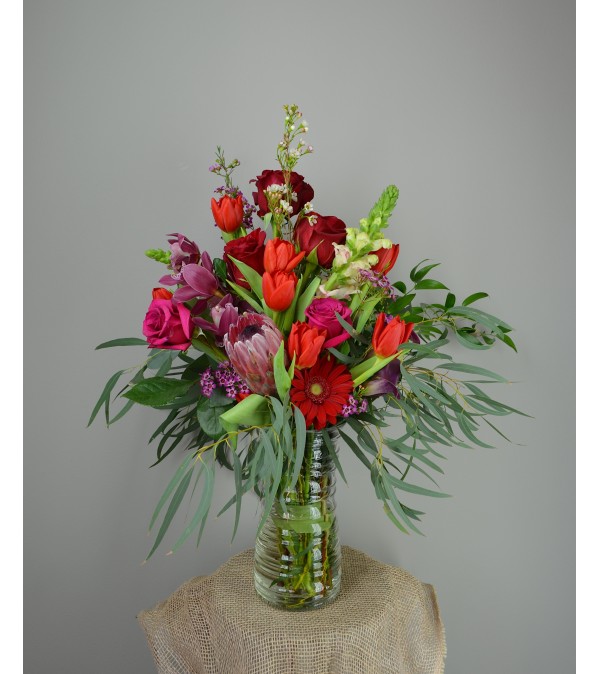 Passion Red vase