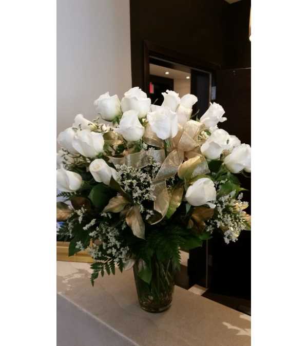 GLISTENING WHITE