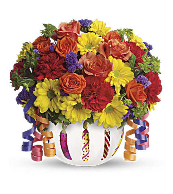 Brilliant Birthday Blooms T28-1