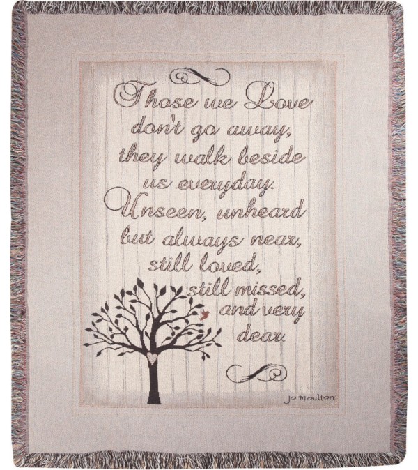 Tapestry Throw - Those We Love