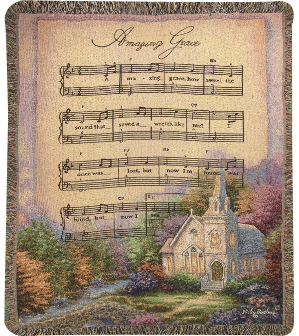 Tapestry Throw - Church In The Country