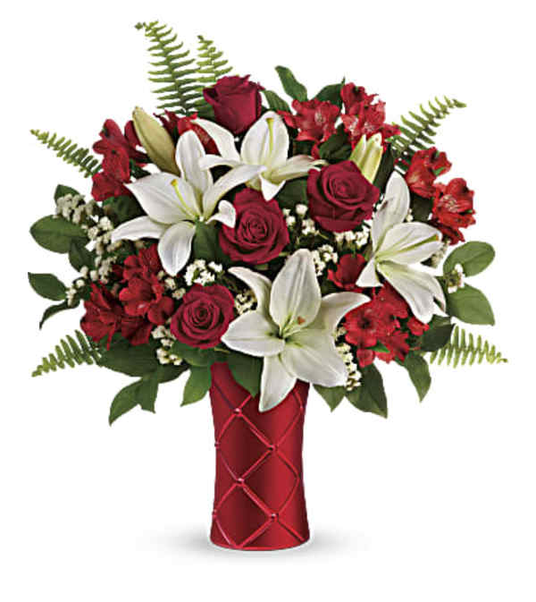 Teleflora Sweetest Satin Vase