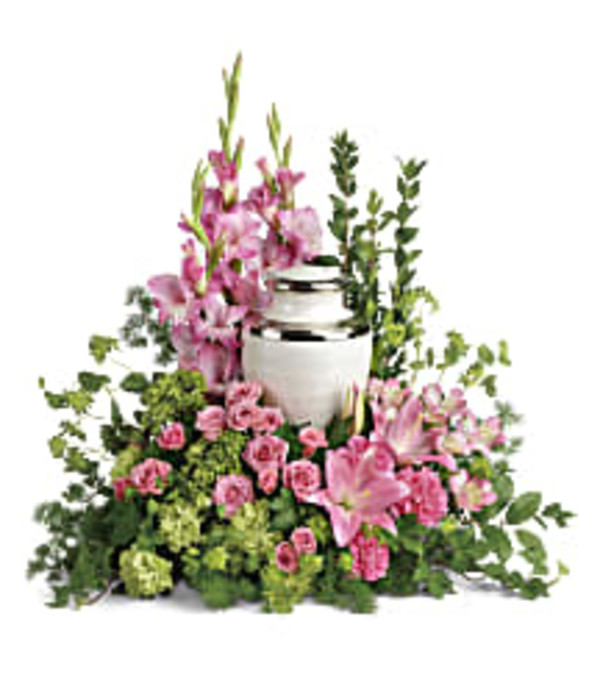 Teleflora's T280-4A Sacred Solace Cremation Tribute