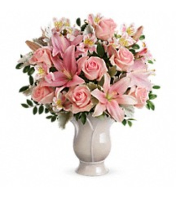 Teleflora's T278-6 Soft And Tender Bouquet