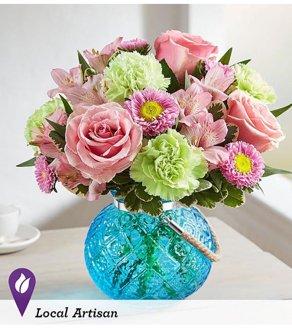 Splendid and Sweet Moroccan Blue Jar