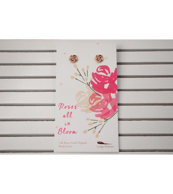 Earrings - Rose