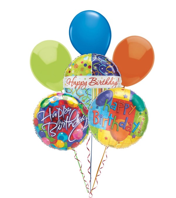 Balloon Bouquet-Happy Birthday