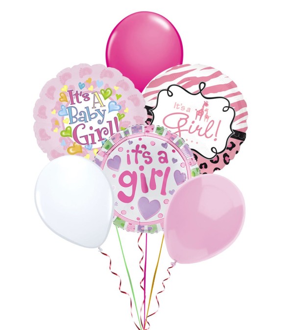 Balloon Bouquet-Baby Girl