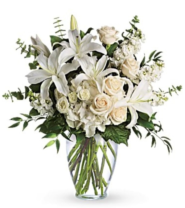 Large Vase-White Mix