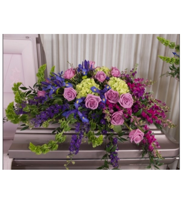 Lavender Reflections-Casket Spray 2