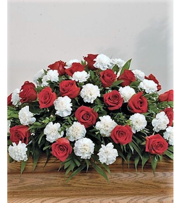 Cherished Farewell-Casket Spray