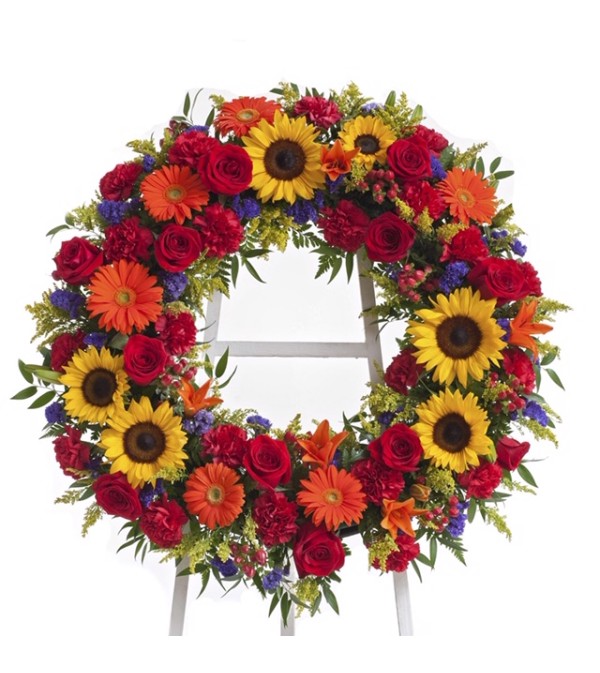 Colorful Reflection-Wreath